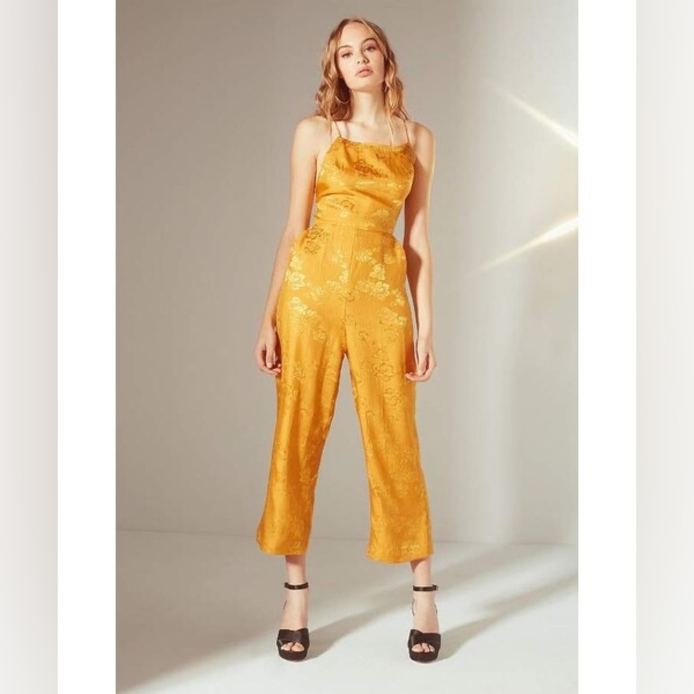 URBAN OUTFITTERS LILY JACQUARD JUMPSUIT